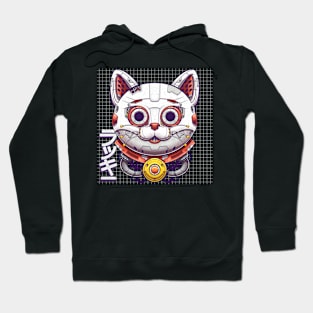 Mecha maneki-neko Hoodie